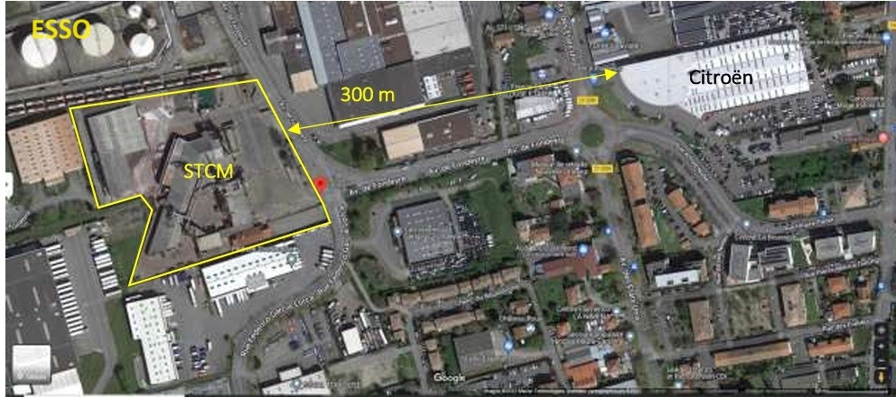 Modification simplifiée 2024 du PPRT ESSO SAF /STCM – participation du public.